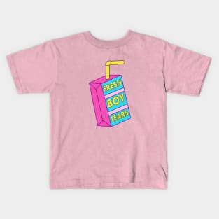 Funny Fresh Boy Tears Artsy Kids T-Shirt